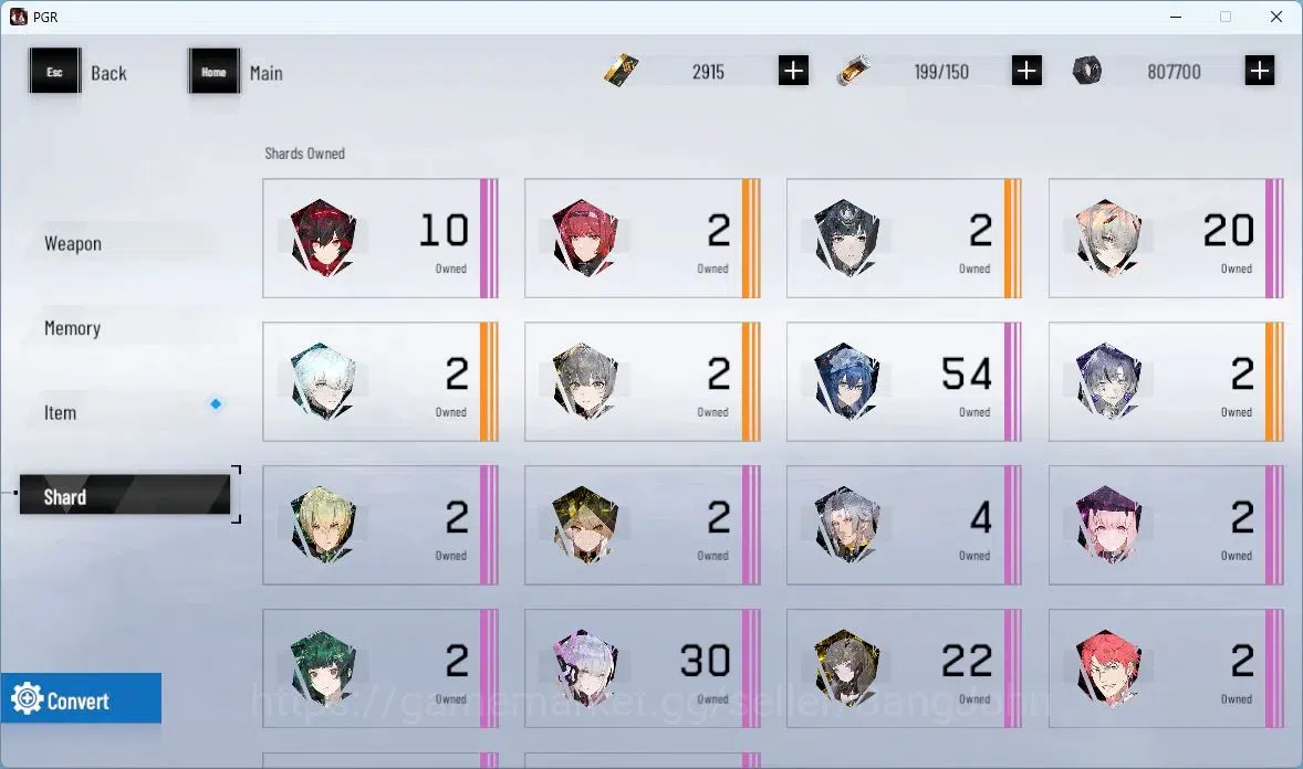 Punishing: Gray Raven Accounts ASIA|Lv 45 | [S Nirvantia,S Crepuscule,S LuciaCW,S image 11