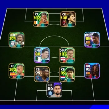 eFootball Accounts Legends & Iconic Players Android|Power 3028|Big Time Zlatan Ibrahimovic|Epic Marcelo,Jordi