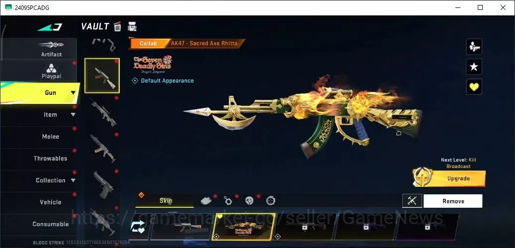 Blood Strike Accounts ASIA|ETERNAL AUG Empyer|Ultra [FAL,QBZ95,Thompson] image 10