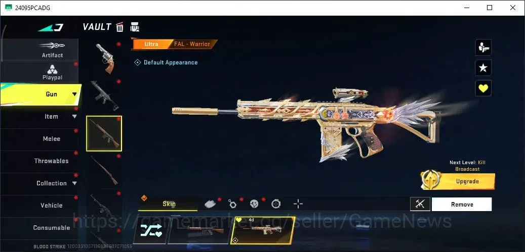 Blood Strike Accounts ASIA|ETERNAL AUG Empyer|Ultra [FAL,QBZ95,Thompson] image 13