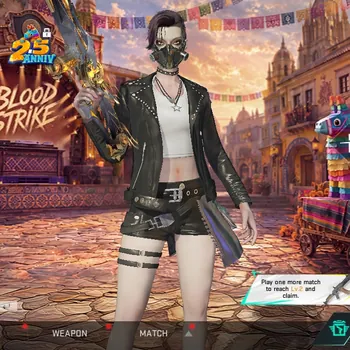 Blood Strike Accounts Starter Asia|Eternal UMP45 - Infinite+ Legendary Nova Rebel Vogue+ 5 Striker| Rank Bronze IV