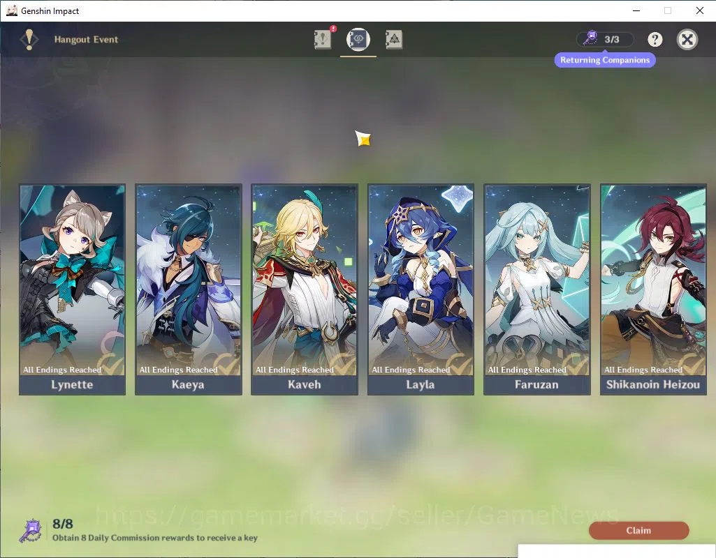 Genshin Impact Accounts Asia|AR 60|13 Limited+14(5*Weapon)|(Arataki Itto,W image 14