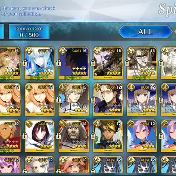 Fate-Grand Order Accounts NA Lvl 128 |413 SQ|8 SSR|Arjuna Alter (NP 2),Koyan Light,Oberon,Morgan,Kintoki,Etc|2 Black