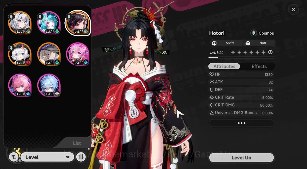 Neverness to Everness Accounts Global NA |HL 3| 3 SSR Hotori,Sakiri,Jiuyuan +1 S-Class Char Box |4 SR|2 S Arc|Livery Autumn 1