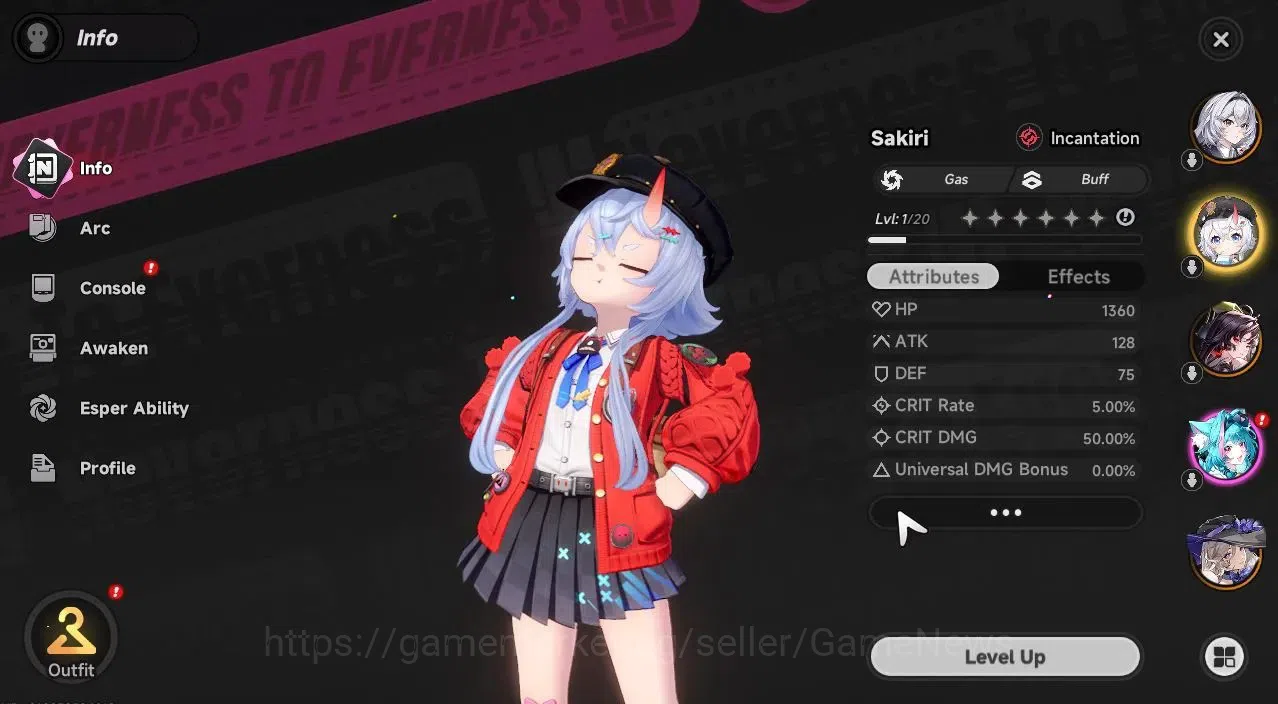 Neverness to Everness Accounts Global NA |HL 3| 3 SSR Hotori,Sakiri,Jiuyuan +1 S-Class Char Box |4 SR|2 S Arc|Livery Autumn 2