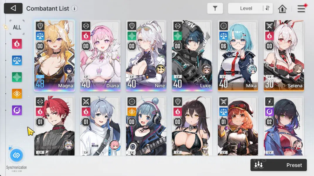 Chaos Zero Nightmare Accounts GLOBAL Lv40| 4 SSR [Magna, Diana, Nine, Luke] +9 S image 3