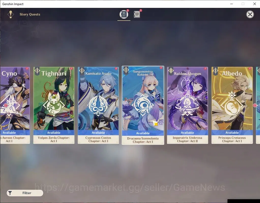 Genshin Impact Accounts ASIA|AR 57|Zibai PremTeam|5 Limit+2(*5WeP)|Zibai,L image 13