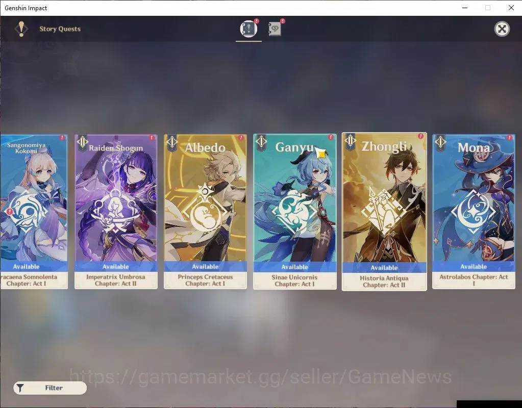 Genshin Impact Accounts ASIA|AR 57|Zibai PremTeam|5 Limit+2(*5WeP)|Zibai,L image 14