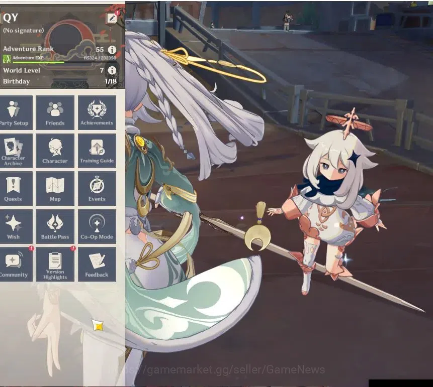 Genshin Impact Accounts ASIA|AR 57|Zibai PremTeam|5 Limit+2(*5WeP)|Zibai,L image 2