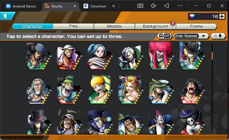 One Piece Bounty Rush Accounts GLOBAL| EX 5| PR 4|T5E Nusjuro,SS-Snake,FR Shanks, image 4