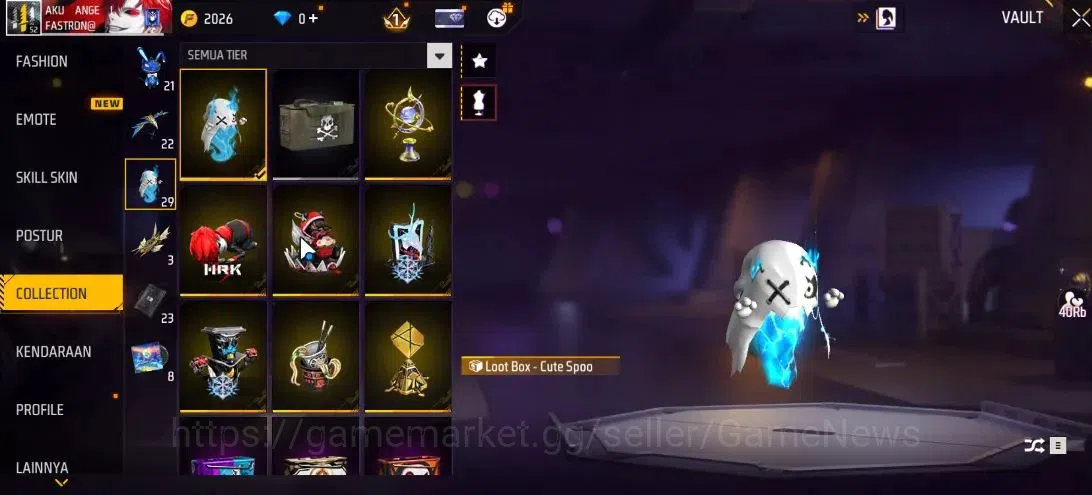 Free Fire Accounts Indonesia|M1887 Emerald Power,Gurun Pasir|M60 Drea image 13