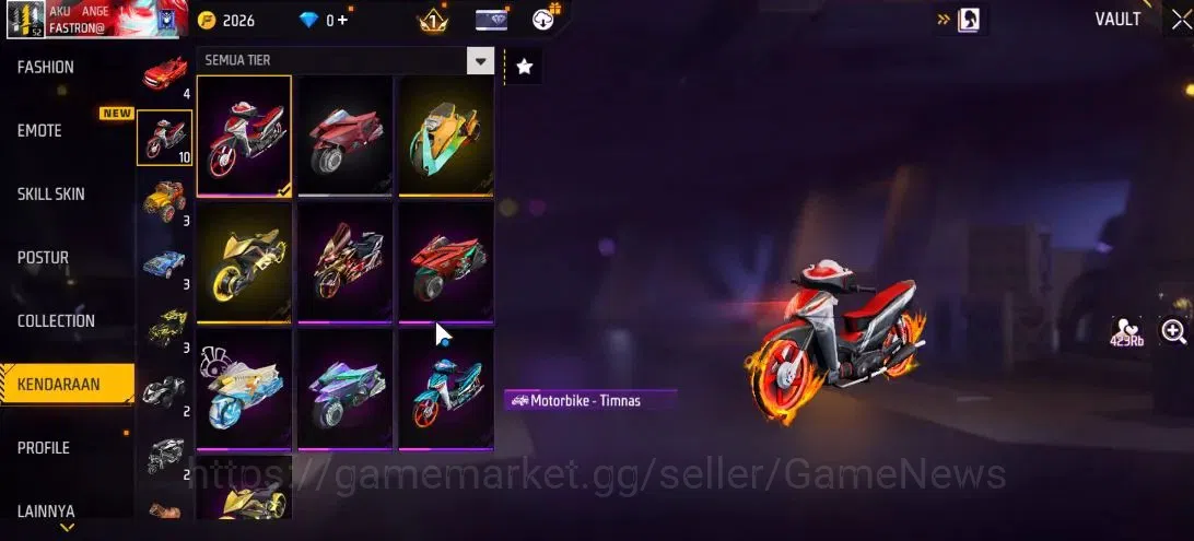 Free Fire Accounts Indonesia|M1887 Emerald Power,Gurun Pasir|M60 Drea image 17