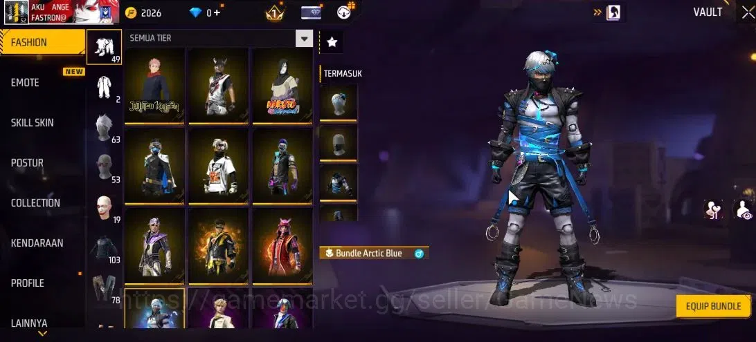 Free Fire Accounts Indonesia|M1887 Emerald Power,Gurun Pasir|M60 Drea image 9