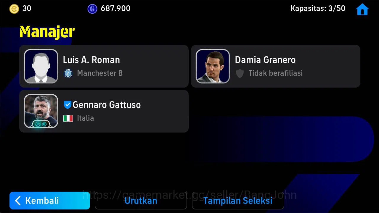 eFootball Accounts power 3143, seedorf epic new, R Koeman legend, Zan image 5