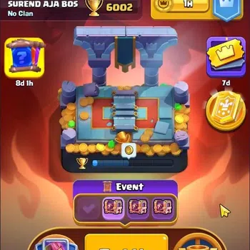 Clash Royale Accounts Starter Trophy 6002 | KTL 11| CL 790 | Cards 89 | 2 Champ | 6 Evo | Arena 17 | 259 Gems | 31K Gold