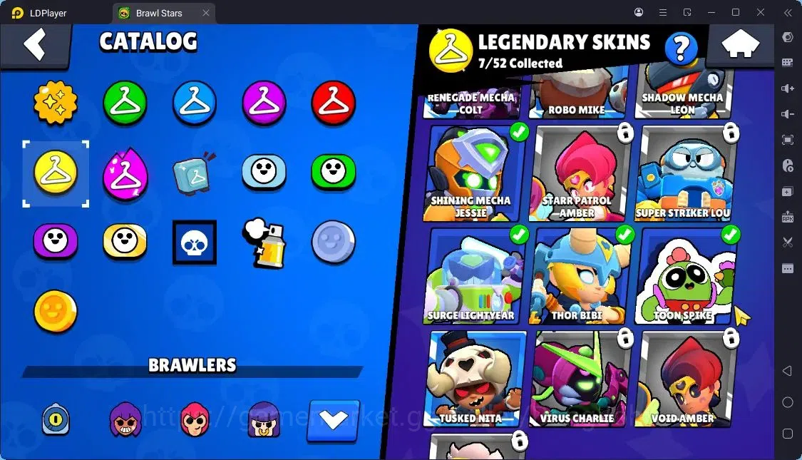 Brawl Stars Accounts Trophy 22961|82 Brawler|25 Max Hc Lv.11|3 Hc(Rico,Poco,Kenji),7 Legend,67 Epic|5203 Bling|ProtectOff 11