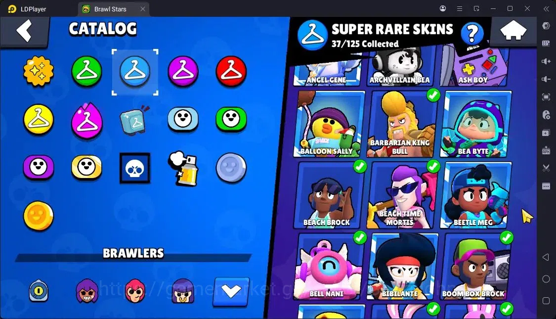 Brawl Stars Accounts Trophy 22961|82 Brawler|25 Max Hc Lv.11|3 Hc(Rico,Poco,Kenji),7 Legend,67 Epic|5203 Bling|ProtectOff 5