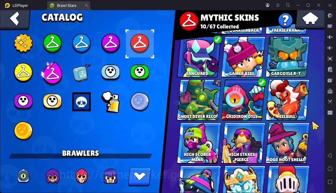 Brawl Stars Accounts Trophy 22961|82 Brawler|25 Max Hc Lv.11|3 Hc(Rico,Poco,Kenji),7 Legend,67 Epic|5203 Bling|ProtectOff 8
