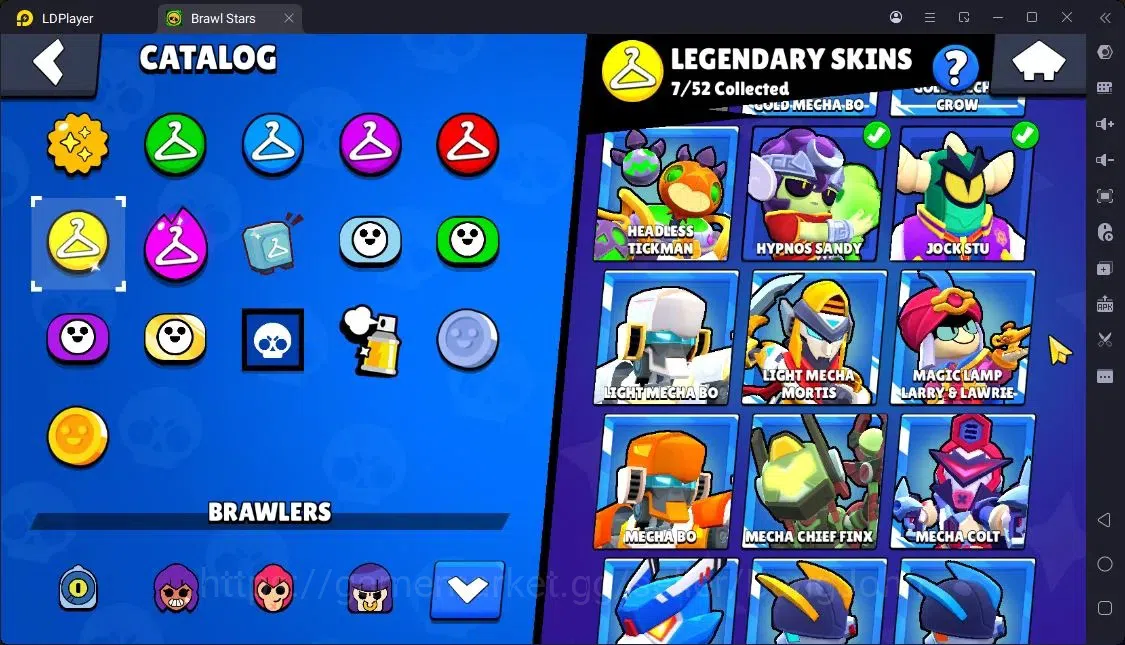 Brawl Stars Accounts Trophy 22961|82 Brawler|25 Max Hc Lv.11|3 Hc(Rico,Poco,Kenji),7 Legend,67 Epic|5203 Bling|ProtectOff 9