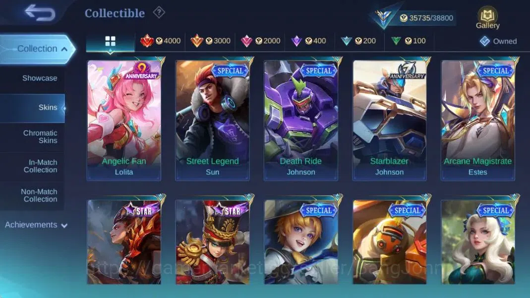 Mobile Legends: Bang Bang Accounts Global|Hero 125|Skin 194|Expert|KOF Karina|Lightbo image 13