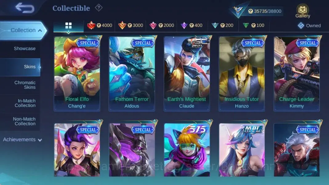 Mobile Legends: Bang Bang Accounts Global|Hero 125|Skin 194|Expert|KOF Karina|Lightbo image 16
