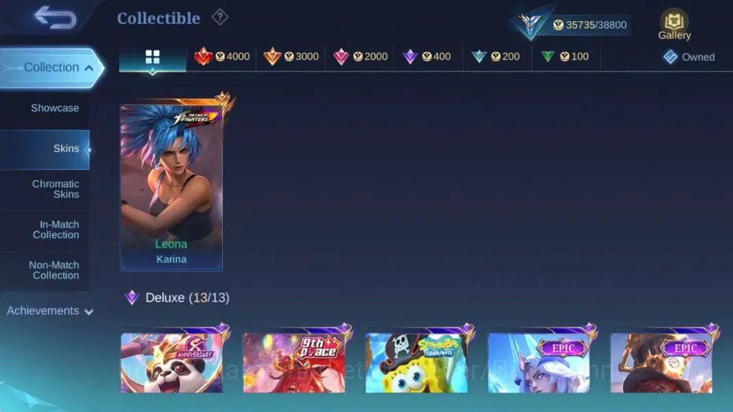 Mobile Legends: Bang Bang Accounts Global|Hero 125|Skin 194|Expert|KOF Karina|Lightbo image 8