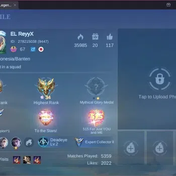 Mobile Legends: Bang Bang Collector Global|Hero 125|Skin 194|Expert|KOF Karina|Lightbo image 1