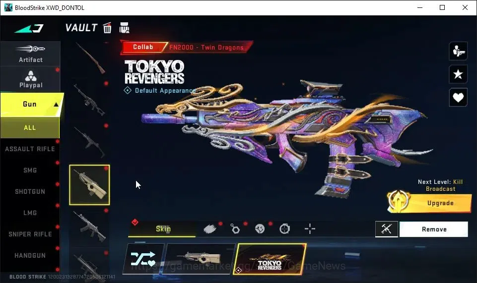 Blood Strike Accounts ASIA|3 ETERNAL[AUG Lv4,M700 Lv2,SCAR]|Melee ULTRA  image 12