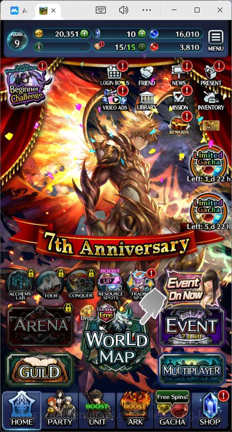 Last Cloudia Accounts GLOBAL|Rank 9|Collab Swordsman,MBRei|Other Unit GL image 1