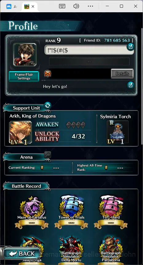 Last Cloudia Accounts GLOBAL|Rank 9|Collab Swordsman,MBRei|Other Unit GL image 10