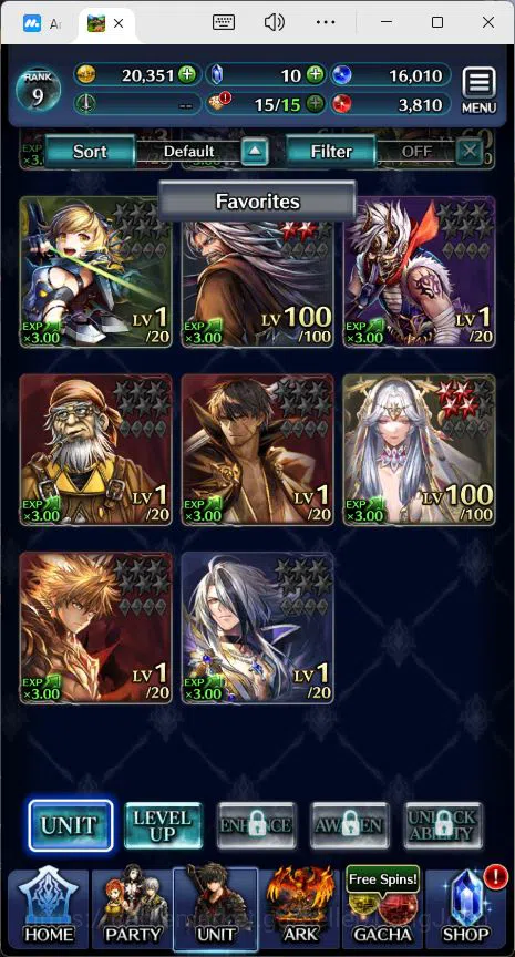 Last Cloudia Accounts GLOBAL|Rank 9|Collab Swordsman,MBRei|Other Unit GL image 12