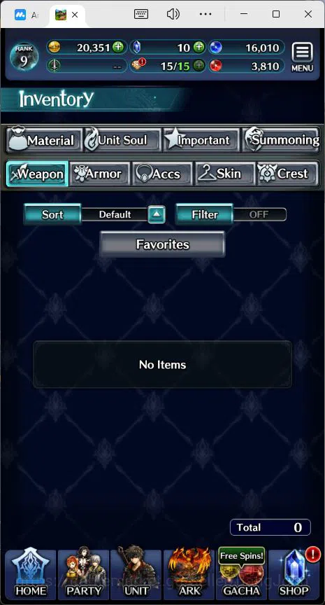 Last Cloudia Accounts GLOBAL|Rank 9|Collab Swordsman,MBRei|Other Unit GL image 6