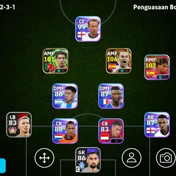 eFootball Accounts Legends & Iconic Players Mobile|PW2766|Lionel Messi Show T, Rui Costa Epic, Andres Iniesta Epic | 2026