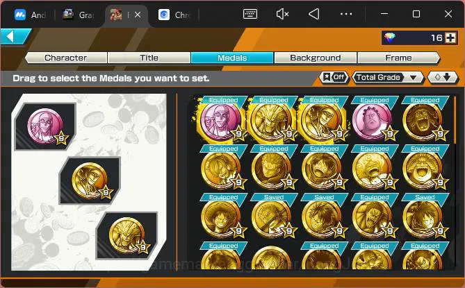 One Piece Bounty Rush Accounts GLOBAL| EX 4| PR 16|BP Kuzan,Gear5 Luffy,T4E Teach image 3