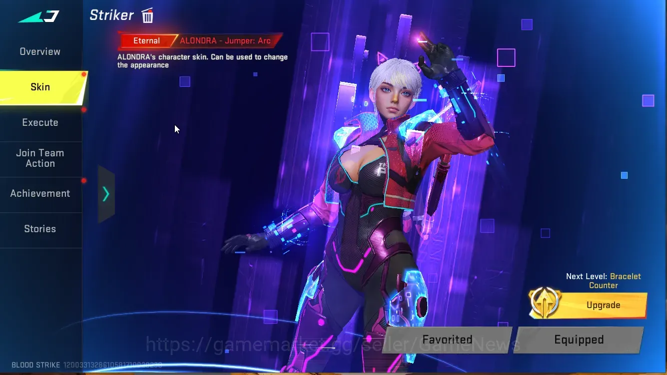Blood Strike Accounts Collab Skin Asia|4 EVO KAG6,SCAR,QBZ95,M1887+6 Eternal Alondra,katya,M4A1,KAG6,Uzi,DeAgle|1 Ultra 1
