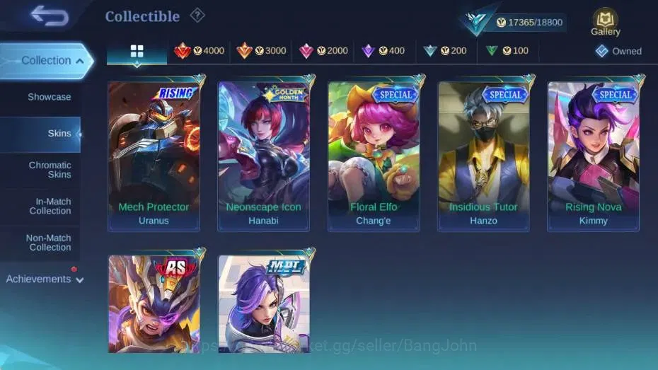 Mobile Legends: Bang Bang Accounts Global|Skin 86|Seasoned|Blazing Claude+Franco,S.A. image 6