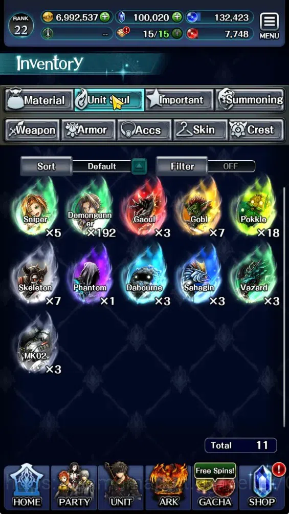 Last Cloudia Accounts GLOBAL|Rank 22|100K Crystal|TopTier Unit[Telestio, image 13
