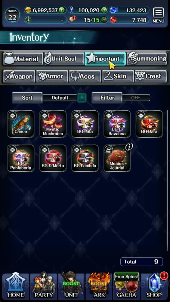 Last Cloudia Accounts GLOBAL|Rank 22|100K Crystal|TopTier Unit[Telestio, image 14