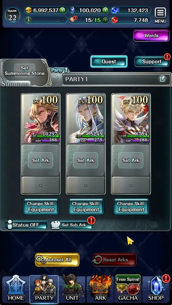 Last Cloudia Accounts GLOBAL|Rank 22|100K Crystal|TopTier Unit[Telestio, image 8