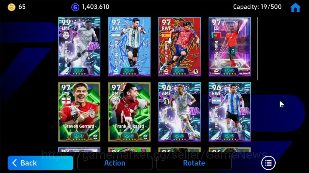 eFootball Accounts Android|ShowTime Vinicius Junior,Epic Steven Gerra image 8
