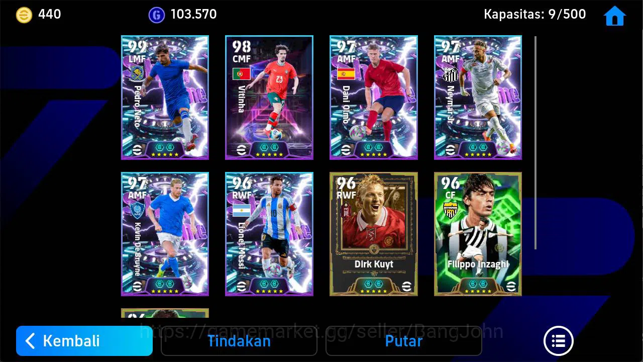 eFootball Accounts power 3151 | neto show, vitinha show, Neymar show, image 4