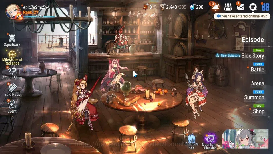 Epic Seven Accounts GLOBAL UnVerif|Starter|2 ML(Lionheart Cermia,TM Lu image 1