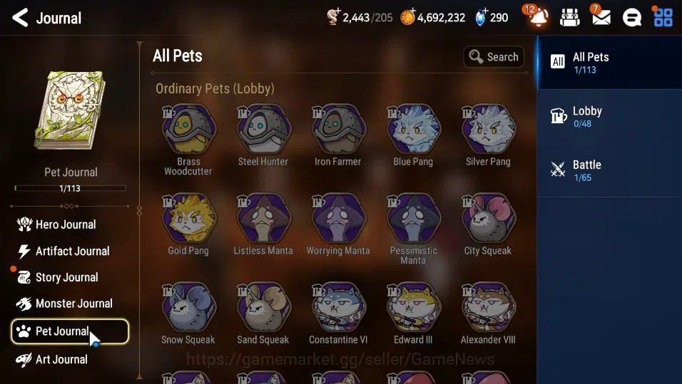 Epic Seven Accounts GLOBAL UnVerif|Starter|2 ML(Lionheart Cermia,TM Lu image 15