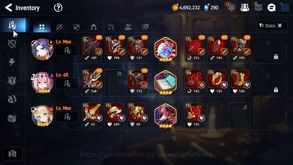 Epic Seven Accounts GLOBAL UnVerif|Starter|2 ML(Lionheart Cermia,TM Lu image 7