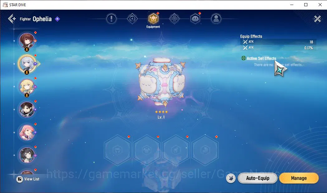 Mongil:Star Dive Accounts Global | Fresh Starter AL 2 | 1 SSR Meta ( Ophelia image 10