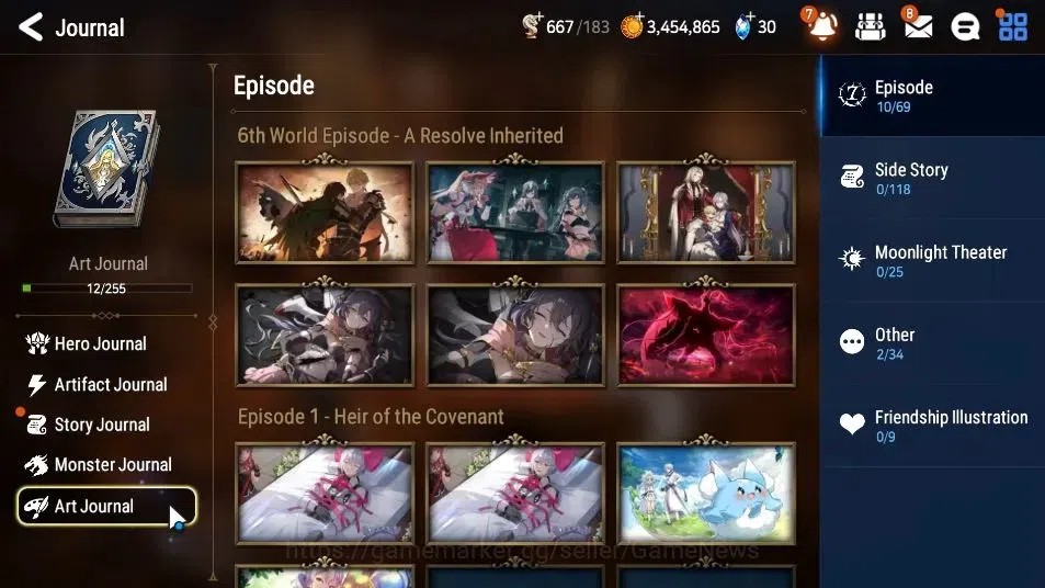 Epic Seven Accounts GLOBAL Unverif|New Era|2 ML(Notos,Bystander Hwayou image 19