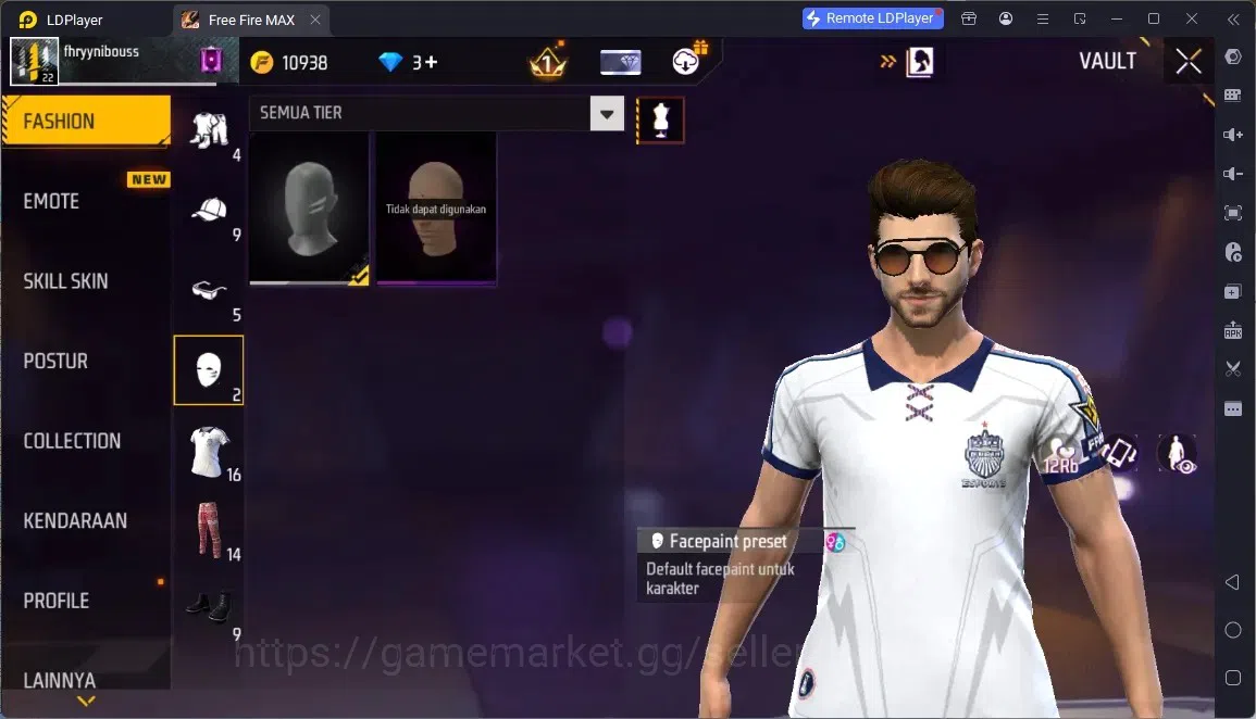 Free Fire Accounts Indonesia | M1887- HAND OF HOPE | Backpack Spookster | Weapon 22 Skin | Check SS FF812B 7