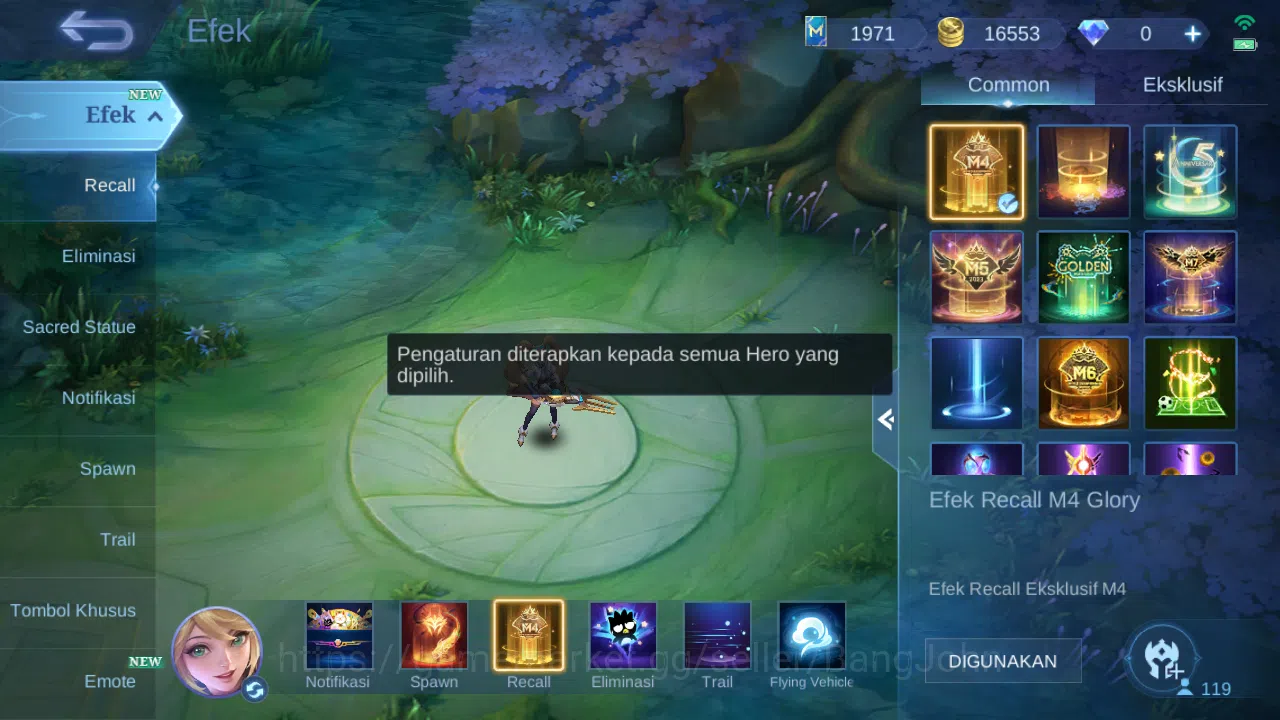 Mobile Legends: Bang Bang Accounts GLOBAL Hero 119 Skin 175 | Dtamer Lance Kimmy Este image 10