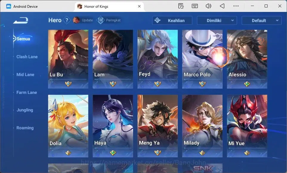 Honor of Kings Accounts Global Starter Hero112 Skin217 |PRECIOUS MarcoPolo image 9