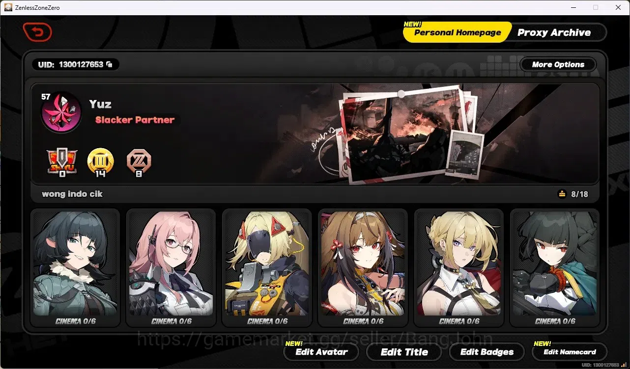 Zenless Zone Zero Accounts ASIA|8 Limited,2 VoidHunter [(Trigger,Ellen)+Sign, image 2